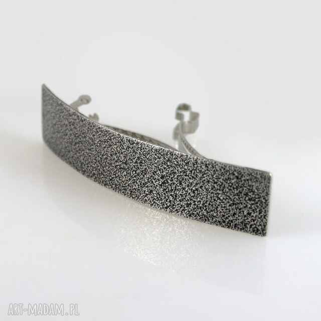 Piasek - srebrna klamra do włosów (2406 -07) III