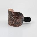 Pawie oczka - miedziana ozdoba do włosów (2507 04) unikat