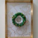 Gumka do włosów " scrunchie" na szydełku