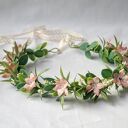 Dzikie azalie - ręcznie robiony wianek boho na ślub, komunię, sesję foto, prezent