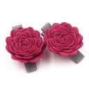 Spinki do włosów różyczki peony roses