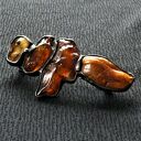 Niezwykła spinka do włosów handmade z surowych bursztynów PREZENT z klasą dla kochającej unikaty