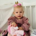 Opaska dla dziewczynki, z koroną, na głowę, jednorożec