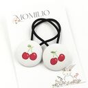 Gumki do włosów Wisienki Kolekcja Sweet Cherry (zestaw 2 szt.) 