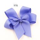 Spinka do włosów Big Bow Iris - rękodzieło na klipsie
