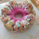 Gumka do włosów " scrunchie" na szydełku