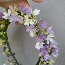 Wianek „Tam, gdzie rosną krokusy i zawilce” - ręcznie robiona opaska ślubna boho