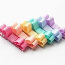 Spinki do włosów Kokardki Candy - zestaw 6 szt.