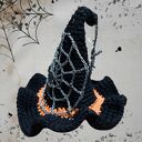 Spinka krokodylek — Kapelusz wiedźmy z pajęczyną na Halloween