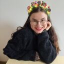 Świąteczna opaska Candyland z ręcznie robionymi cukierkami - korona na głowę