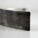 Srebrna klamra do włosów Caltha ze srebra 925 - patyna oksydacji
