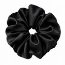 Scrunchie czarna - bo Twoje włosy też chcą luksusu