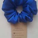 Satynowe scrunchie handmade - wyraziste gumki do włosów