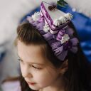 Opaska z słodyczami, tort, cukierkami, uroczy obrus do włosów