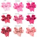 Spinka do włosów Big Bow Raspberry Rose - efektowna kokarda na co dzień i na wyjścia