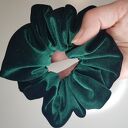 Scrunchie butelkowa morska zieleń