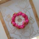 Gumka do włosów " scrunchie" na szydełku