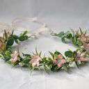 Dzikie azalie - ręcznie robiony wianek boho na ślub, komunię, sesję foto, prezent