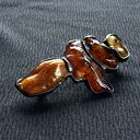 Niezwykła spinka do włosów handmade z surowych bursztynów PREZENT z klasą dla kochającej unikaty