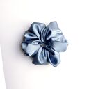 In blue XL - zestaw jedwabnych scrunchie - ozdoby do włosów z naturalnego jedwabiu