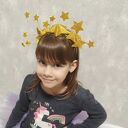 Błyszcząca opaska z gwiazdami, opaska bożonarodzeniowa