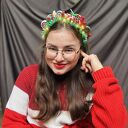 Świąteczna opaska Candyland z ręcznie robionymi cukierkami - korona na głowę