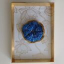 Gumka do włosów " scrunchie" na szydełku