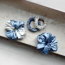 In blue XL - zestaw jedwabnych scrunchie
