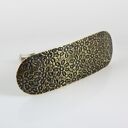 Mosiężna klamra do włosów Kwiaty (2404-03) OOAK