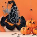 Spinka krokodylek — Kapelusz wiedźmy z pajęczyną na Halloween