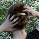 płótno - mosiężna klamra (2205 -20) III