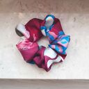 Jedwabna frotka scrunchie multicolor PRADA