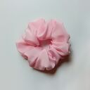 Jedwabny zestaw 3 scrunchie Love - kolorowe frotki dla delikatnych włosów