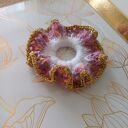 Gumka do włosów " scrunchie" na szydełku