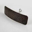 Kwiaty - miedziana klamra do włosów (2504 06) unikat