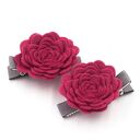 Spinki do włosów różyczki peony roses