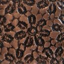 Kwiaty - miedziana klamra do włosów (2504 -06) unikat