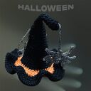 Spinka krokodylek — Kapelusz wiedźmy z pajęczyną na Halloween