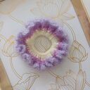 Gumka do włosów " scrunchie" na szydełku