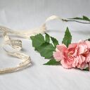 Różany Obłok - wianek na głowę z dużymi kwiatami boho i różami