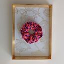 Gumka do włosów " scrunchie" na szydełku