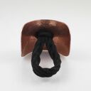 Pawie oczka - miedziana ozdoba do włosów (2507 -04) unikat