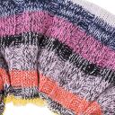 Scrunchie swetrowe ETNO - ręcznie robiona gumka do włosów