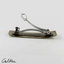 Kwiaty - mosiężna klamra do włosów - większa (2404 -07) unikat