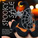 Spinka krokodylek — Kapelusz wiedźmy z pajęczyną na Halloween