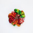 Jedwabna frotka scrunchie multicolor