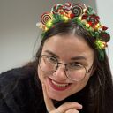 Koroną Candyland, opaska na głowę świąteczna ozdoba do włosów