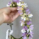 Wianek „Tam, gdzie rosną krokusy i zawilce” - ręcznie robiona opaska ślubna, boho