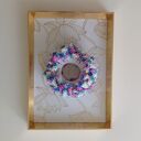 Gumka do włosów " scrunchie" na szydełku