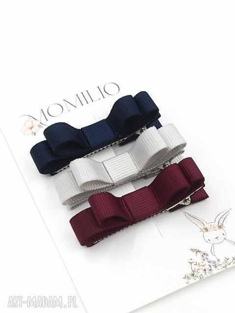 Spinki do włosów kokardki basic kolekcja Charlotte